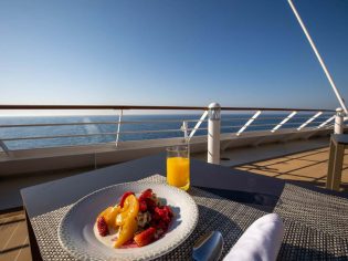 breakfast at sea onboard Azamara's Onward