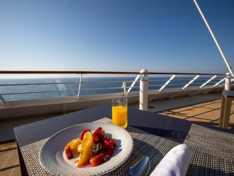 breakfast at sea onboard Azamara's Onward