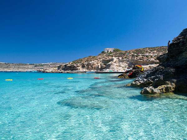 Malta Blue Lagoon mediterranean island escape