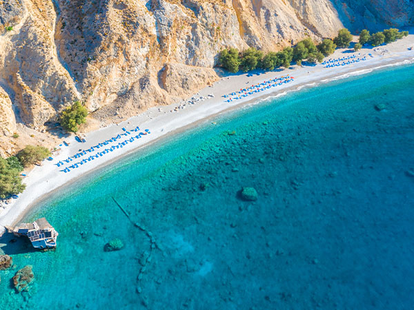 South Crete Beach mediterranean island escape