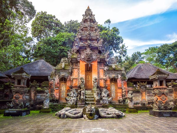 Monkey Sanctuary in Ubud Bali