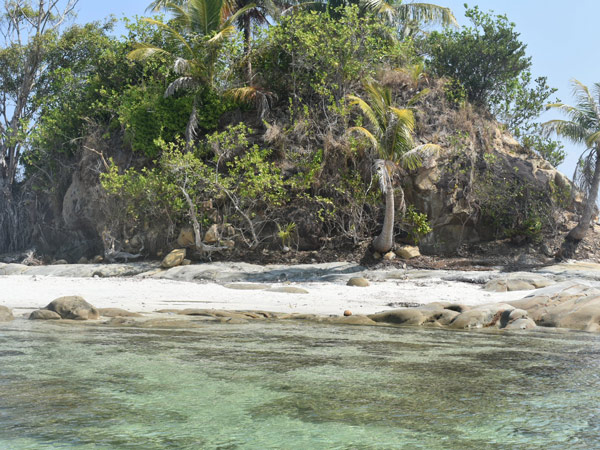 a close-up shot of Cabon Cabon Island, Balabac, Palawan, Philippines