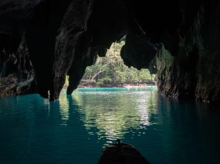 the entrance and exit of the Puerto Princesa Underground River