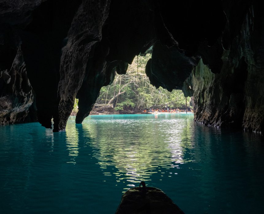 the entrance and exit of the Puerto Princesa Underground River