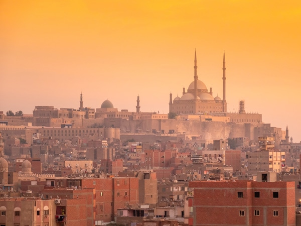 Cairo at sunset