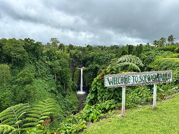 Sopo’aga Waterfall, things to do in Samoa
