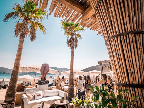 Principote Beach Club in Mykonos, Greece