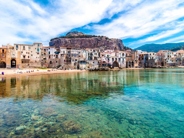 the charming town of Cefalú, Sicily