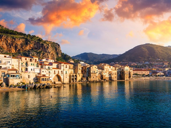 the charming town of Cefalú, Sicily