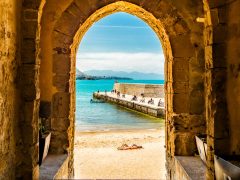 the Cefalú Archway to the beach, Sicily