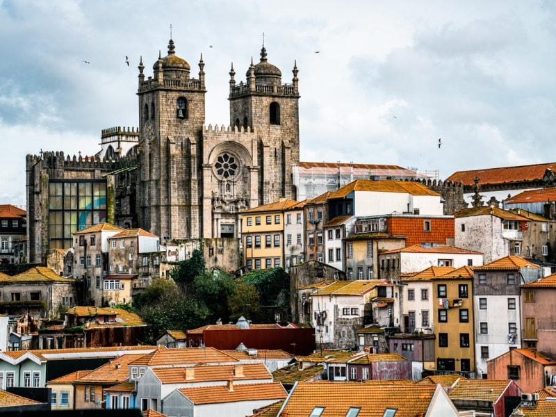 a picturesque view of Porto Cathedral