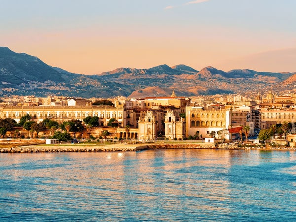 sunrise views over Palermo, Sicily