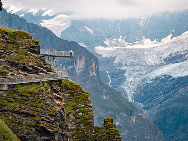 The Jungfrau grindelwalk cliff walk, Switzerland
