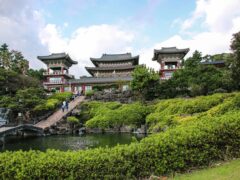 The Buddhist temple of Yakcheonsa Jeju Island