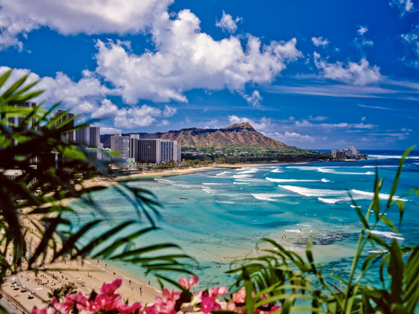 a beach in Hawaii