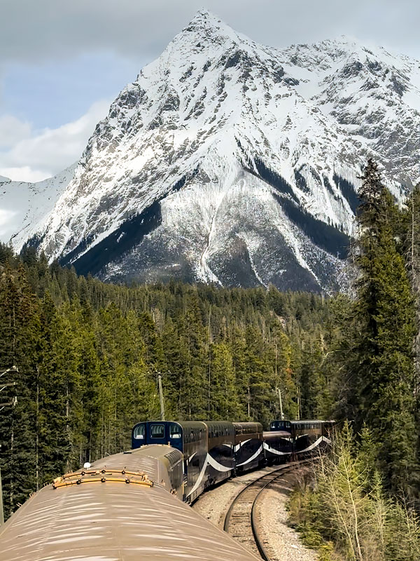 the Rockies view from GoldLeaf carriage