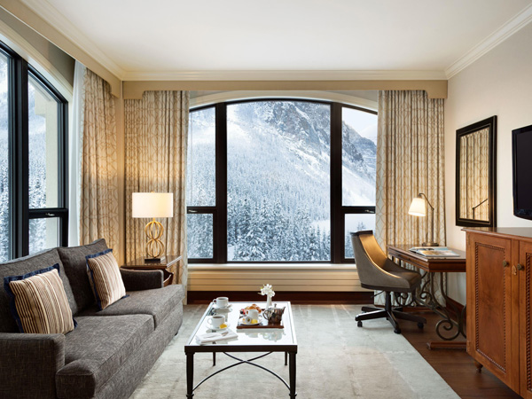 the Mount Temple One Bedroom Suite at Fairmont Chateau Lake Louise