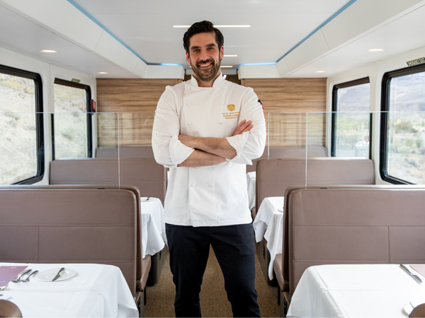 the Executive chef of Rocky Mountaineer, Kaelhub Cudmore