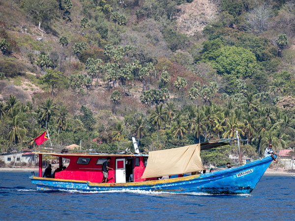 the ferry ride to Ataúro Island