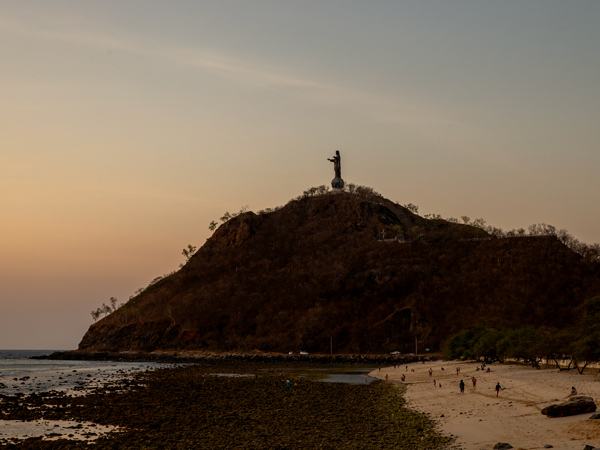 sunset at Cristo Rei Beach, Dili