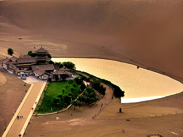 Dunhuang oasis, china, the silk road