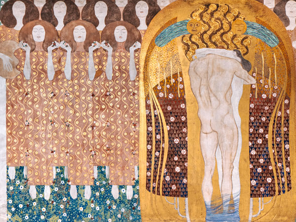 Beethovenfries, a painting by Gustav Klimt