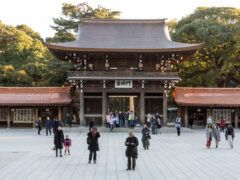 the Meiji-jingū in Yoyogi Park