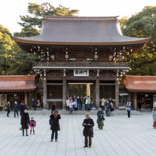 the Meiji-jingū in Yoyogi Park