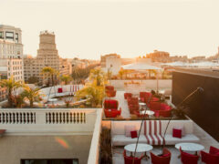 the Azimuth rooftop bar, Almanac Barcelona