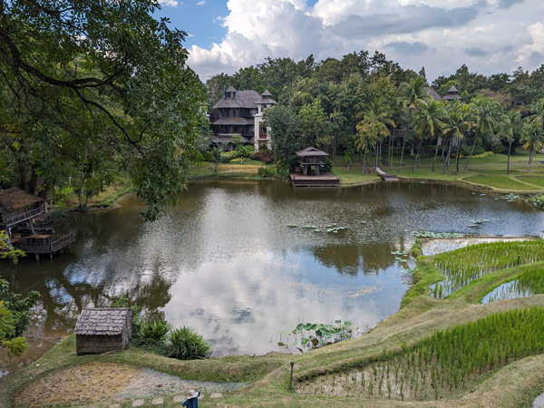 the scenic landscape at Four Seasons Resort Chiang Mai