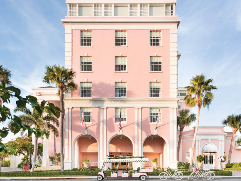 Exterior of The Colony Hotel in Palm Beach