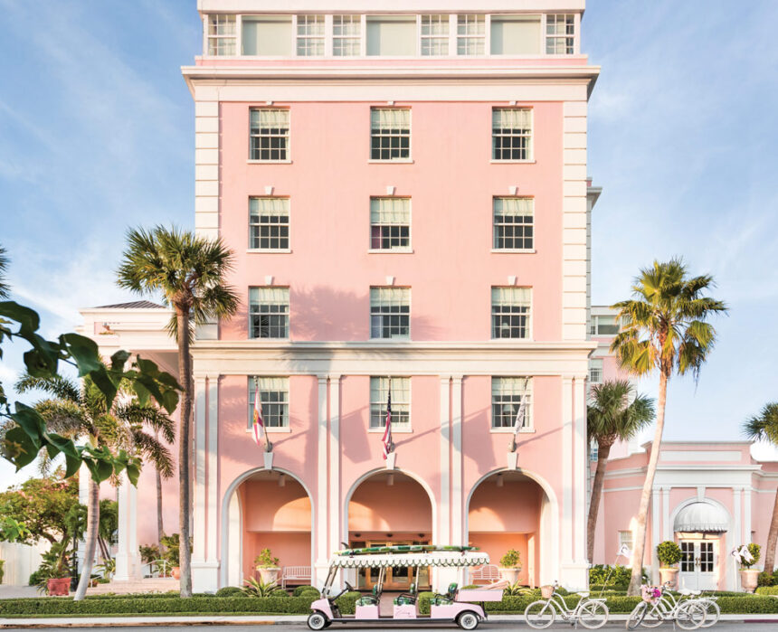 Exterior of The Colony Hotel in Palm Beach