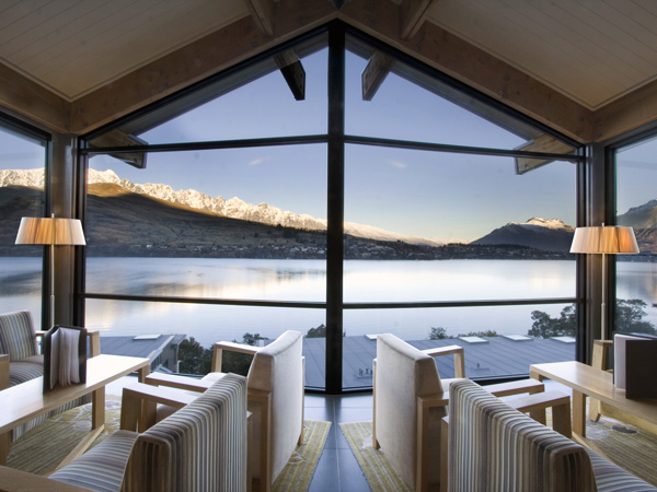 The Rees boasting the signature Queenstown views of the lake