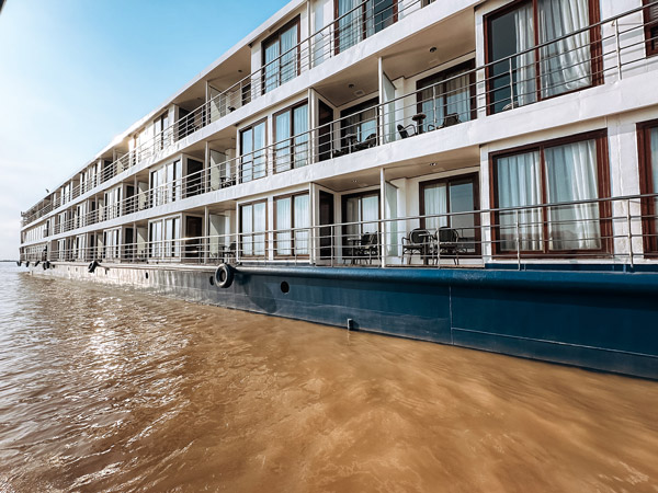 the AmaWaterways on the Mekong