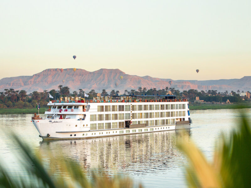 the Uniworld Boutique River Cruises sailing across Egypt and the Nile