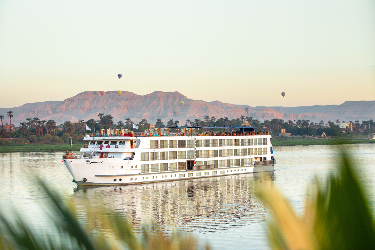 the Uniworld Boutique River Cruises sailing across Egypt and the Nile