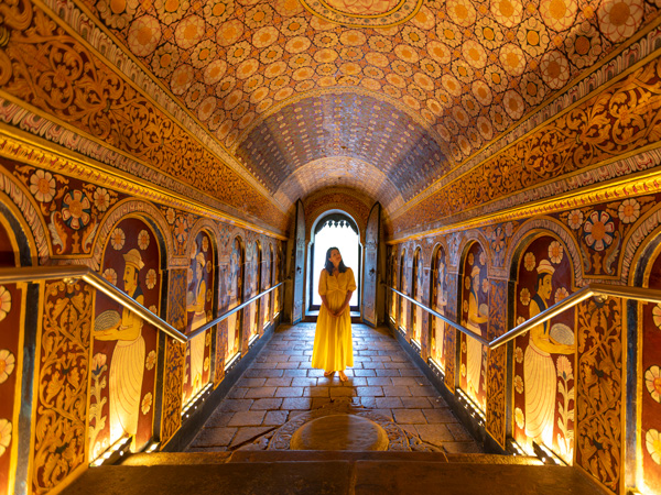 Kandy Temple of the Sacred Tooth Relic in Sri Lanka