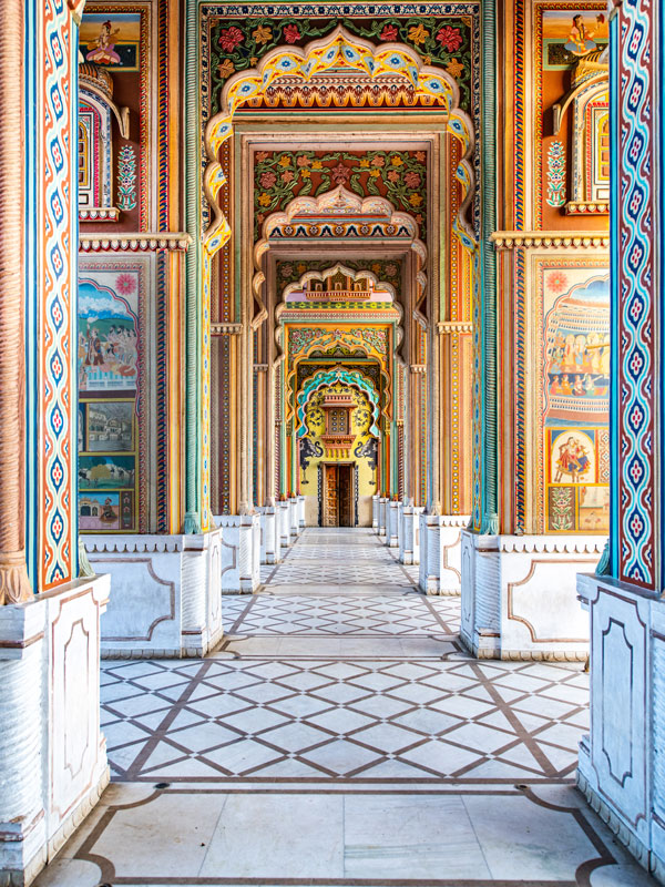 Patrika Gate in Jaipur, Rajasthan, India