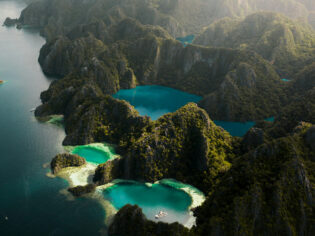 The Palawan Islands in the Philippines.