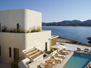 the outdoor pool at White Pebble Suites, Milos, Greece