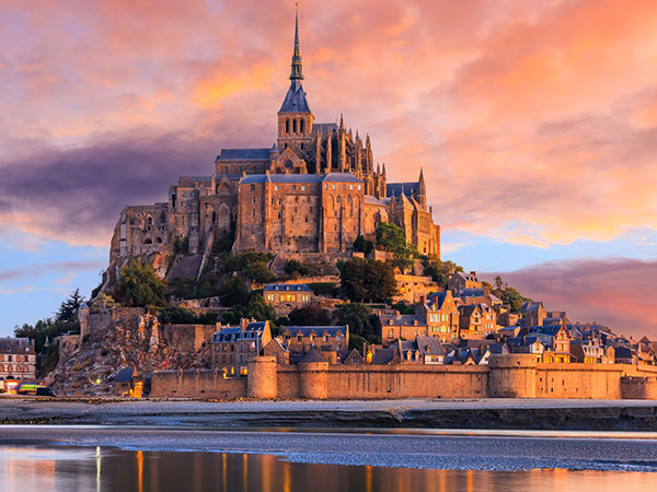 Mont Saint Michel in France