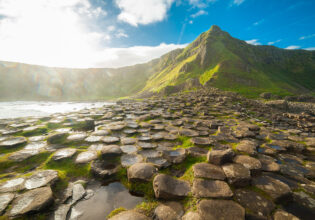 The Giant’s Causeway is a UNESCO World Heritage site located on the rugged coast of County Antrim in Northern Ireland.