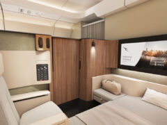 Qantas A350 First Class suites