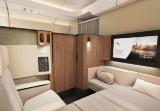 Qantas A350 First Class suites