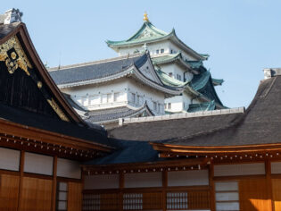 the exterior of Nagoya Castle, Japan