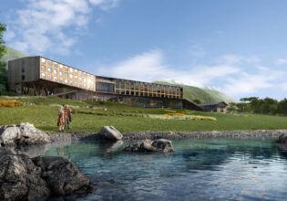 Exterior view of what the new Cormorant at 55 South will look like when complete.