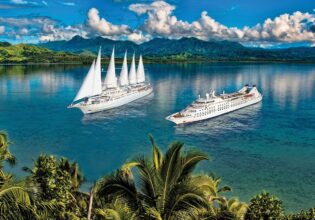 Windstar Cruises in Tahiti ships