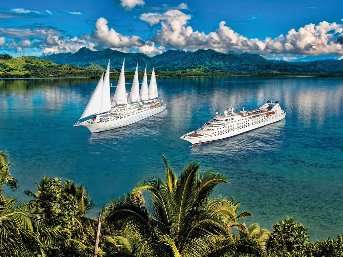 Windstar Cruises in Tahiti ships