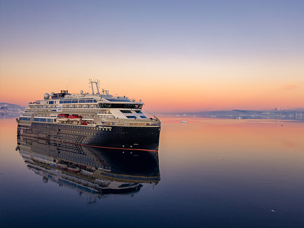 MS Roald Amundsen in Antarctica