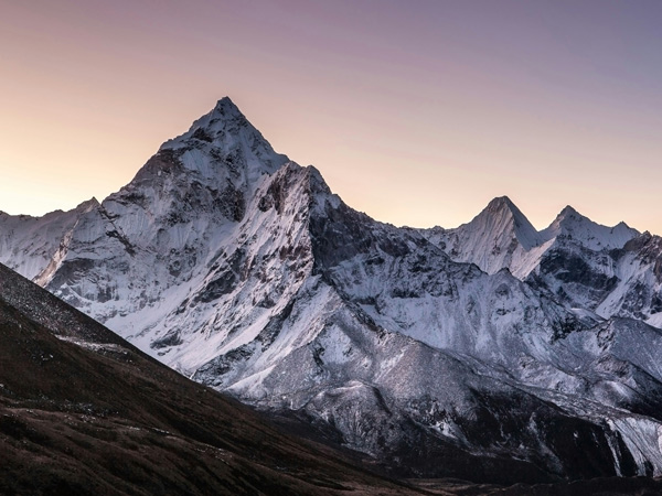 Mount Ama Dablam. Mountain landscape in Himalayas. Nepal.